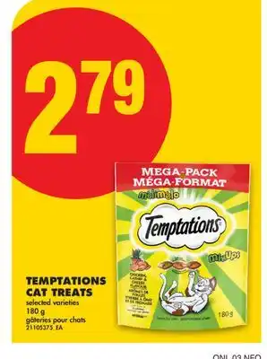 No Frills TEMPTATIONS CAT TREATS offer