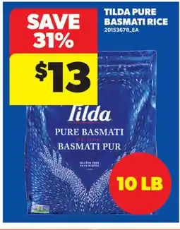 Real Canadian Superstore TILDA PURE BASMATI RICE offer