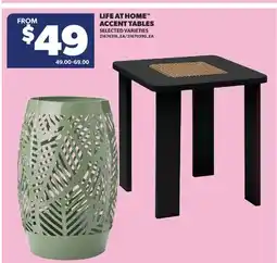 Real Canadian Superstore LIFE AT HOME ACCENT TABLES offer