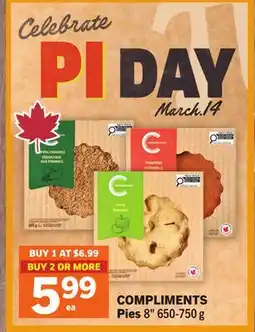 Foodland COMPLIMENTS Pies offer
