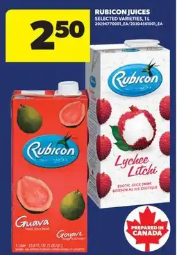 Real Canadian Superstore RUBICON JUICES offer