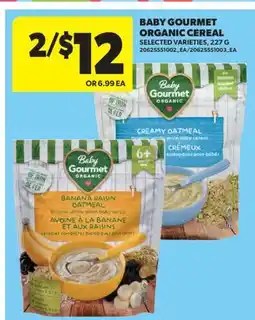Real Canadian Superstore BABY GOURMET ORGANIC CEREAL offer