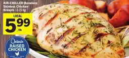 Foodland AIR-CHILLED Boneless Skinless Chicken Breasts offer