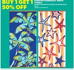 Real Canadian Superstore EVERYDAY ESSENTIALS BEACH TOWELS offer