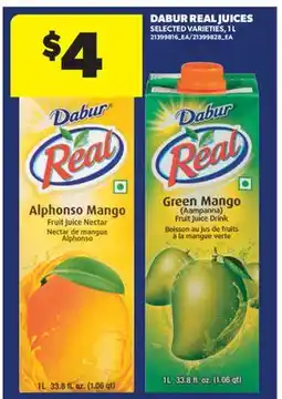 Real Canadian Superstore DABUR REAL JUICES offer