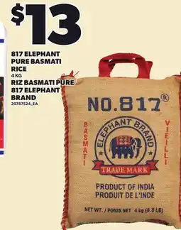 Independent Grocer 817 ELEPHANT PURE BASMATI RICE offer
