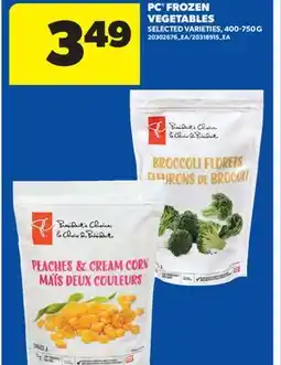 Real Canadian Superstore PC FROZEN VEGETABLES offer