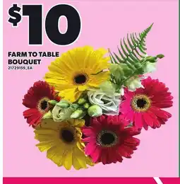 Loblaws FARM TO TABLE BOUQUET offer