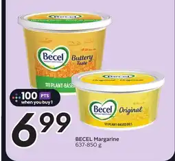 Sobeys BECEL Margarine offer