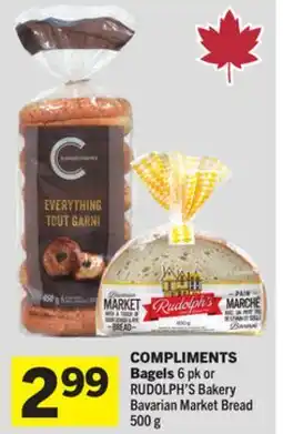 Foodland COMPLIMENTS Bagels offer