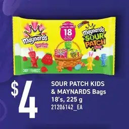 Loblaws SOUR PATCH KIDS & MAYNARDS BAGS 18'S offer