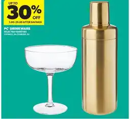 Real Canadian Superstore PC DRINKWARE offer