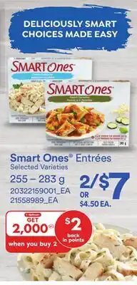 Loblaws SMART ONES ENTRÉES offer