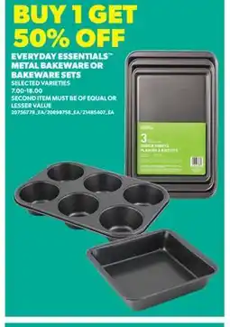 Real Canadian Superstore EVERYDAY ESSENTIALS METAL BAKEWARE OR BAKEWARE SETS offer
