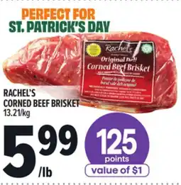 Metro RACHEL'S CORNED BEEF BRISKET offer