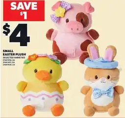 Loblaws SMALL EASTER PLUSH offer