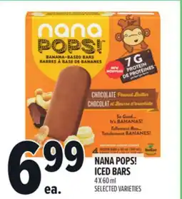 Metro NANA POPS! ICED BARS offer