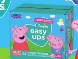Metro PAMPERS EASY UPS TRAINING PANTS offer
