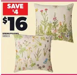 Loblaws SPRING PILLOWS offer