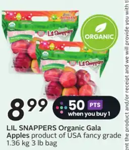 Sobeys LIL SNAPPERS Organic Gala Apples offer