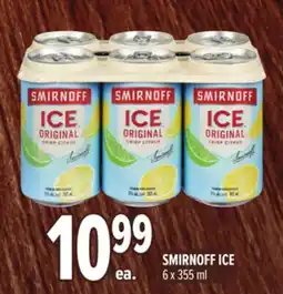 Metro SMIRNOFF ICE offer