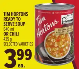 Metro TIM HORTONS READY TO SERVE SOUP offer