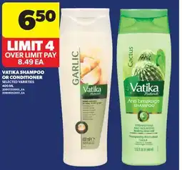 Real Canadian Superstore VATIKA SHAMPOO OR CONDITIONER offer