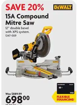 Home Hardware 15A Compound Mitre Saw offer