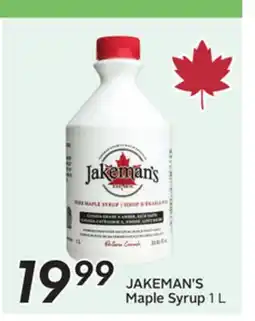 Sobeys JAKEMAN'S Maple Syrup offer