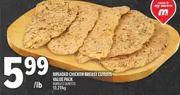 Metro BREADED CHICKEN BREAST CUTLETS VALUE PACK offer