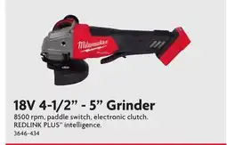 Home Hardware 18V 4-1/2 - 5 Grinder offer