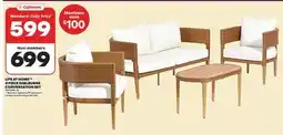 Loblaws LIFE AT HOME 4 PIECE SHELBURNE CONVERSATION SET offer