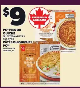 Independent Grocer PC PIES OR QUICHE offer