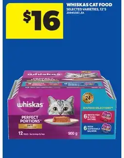 Real Canadian Superstore WHISKAS CAT FOOD, 12'S offer