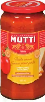 Metro MUTTI PASTA SAUCE offer