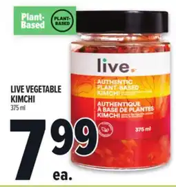 Metro LIVE VEGETABLE KIMCHI offer