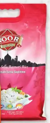 Metro PARLIAMENT GOLD, NOOR OR LAL QILLA SUPREME SELLA, NOOR GOLD OR BROWN BASMATI RICE offer
