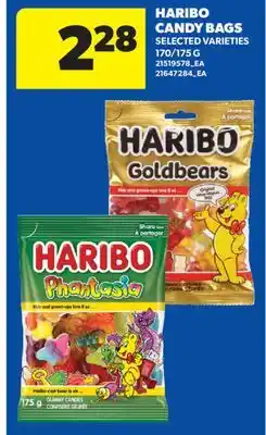 Real Canadian Superstore HARIBO CANDY BAGS, 170/175 G offer