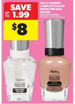 Real Canadian Superstore SALLY HANSEN COMPLETE SALON MANICURE NAIL POLISH offer