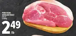 Metro PORK PICNIC SHOULDER ROAST offer