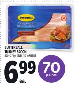 Metro BUTTERBALL TURKEY BACON offer