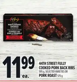 Metro 44TH STREET FULLY COOKED PORK BACK RIBS offer