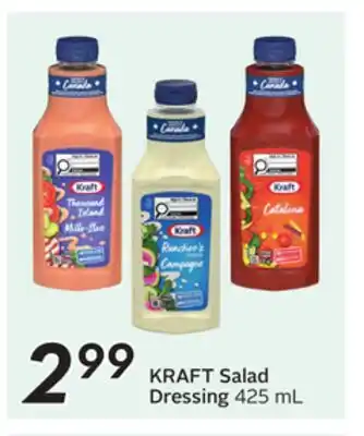 Sobeys KRAFT Salad Dressing offer