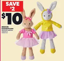 Loblaws MEDIUM EASTER PLUSH offer