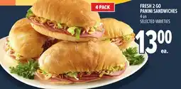 Metro FRESH 2 GO PANINI SANDWICHES offer