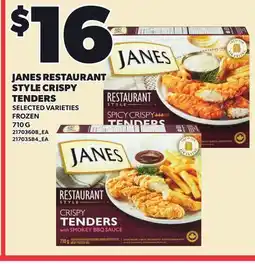 Loblaws JANES RESTAURANT STYLE CRISPY TENDERS offer