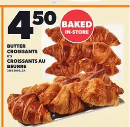 Independent Grocer BUTTER CROISSANTS, 6'S offer