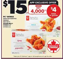 Independent Grocer PC WINGS offer