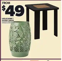 Loblaws LIFE AT HOME ACCENT TABLES offer