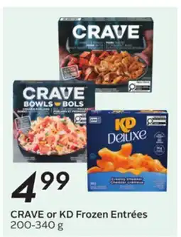 Sobeys CRAVE or KD Frozen Entrées offer